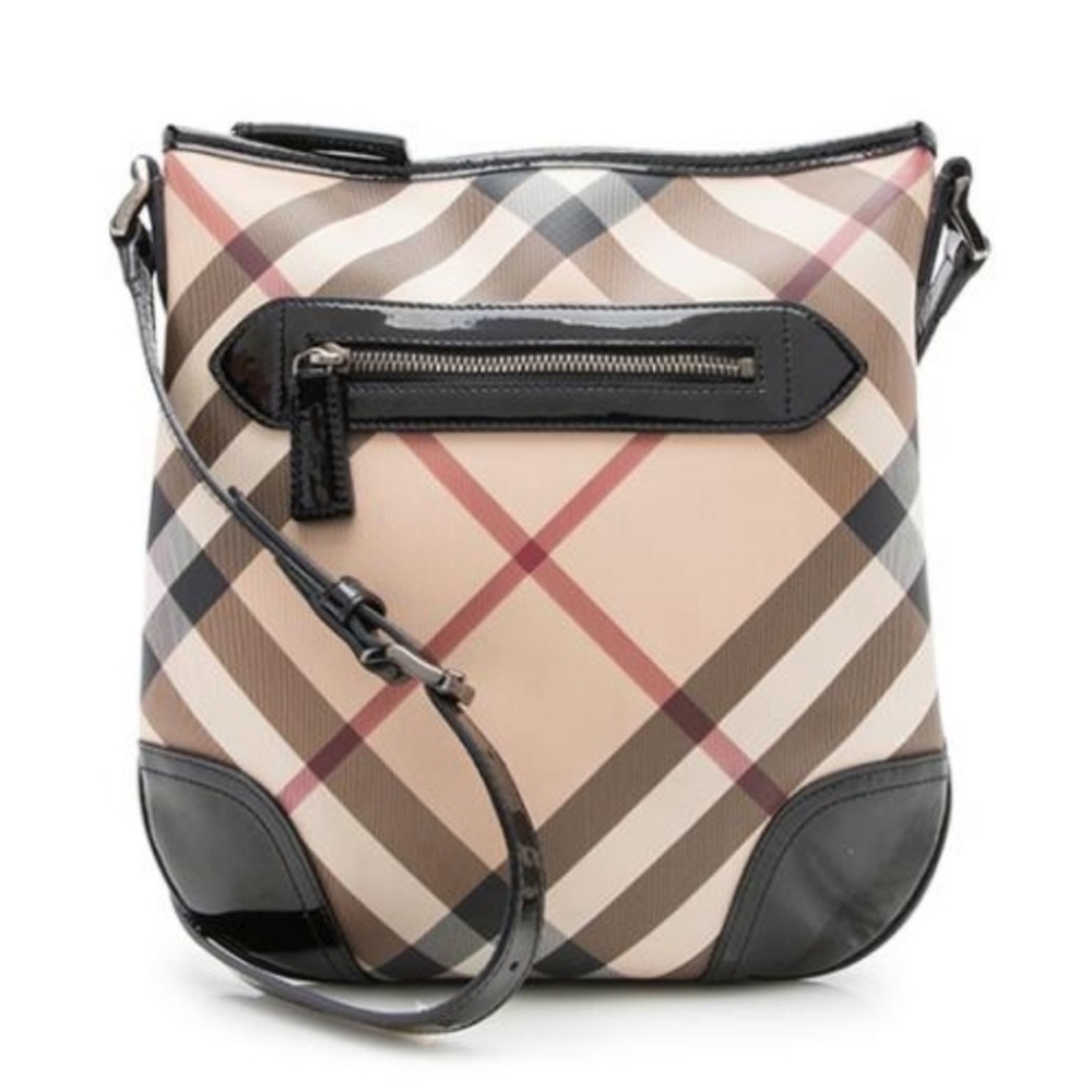 Burberry Beige and Black Crossbody Bag